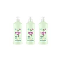 Creme Para Pentear Seda 300Ml Babosa Oleos-Kit C/3Un