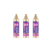 Creme Para Pentear Seda 350Ml Boom Definicao Int-Kit C/3Un