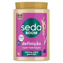 Creme Para Pentear Seda Boom Definição 1Kg