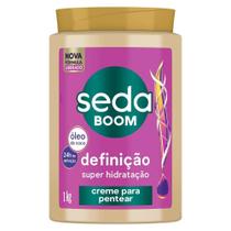 Creme para Pentear Seda Boom Definição Super Hidratação 1 kg Creme para Pentear Seda Boom Definição Super Hidratação 1 kg