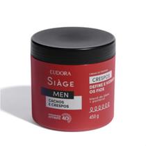 Creme para Pentear Siàge Men Eudora 450g Cachos e Crespos - CRESPOS Creme para Pentear Siàge Men Eudora 450g Cachos e Crespos - CRESPOS