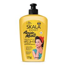 Creme Para Pentear Skala 3 em 1 Amido de Milho 250g