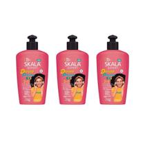 Creme Para Pentear Skala Divino Potinho 250G - Kit Com 3Un