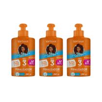 Creme Para Pentear Soft Hair 280Ml Cachos T3 - Kit Com 3Un