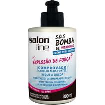 Creme Para Pentear sos Bomba Salon Line Explosão de Força 300ml Creme Para Pentear sos Bomba Salon Line Explosão de Força 300ml