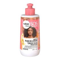 Creme para Pentear SOS Cachos Mel Cachos Intensos Salon Line 300g