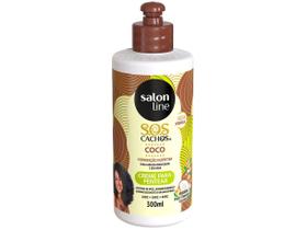 Creme para Pentear SOS Cachos Óleo de Coco Hidratação Absoluta Salon Line 300ml Creme para Pentear SOS Cachos Óleo de Coco Hidratação Absoluta Salon Line 300ml