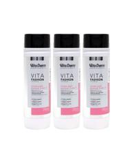 Creme Para Pentear Vita Fashion 5 em 1 Vita Derm 250g - 3 unidades