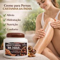 Creme Para Pernas Castanha da Índia 250g 1 Unidade Hidratante Corporal