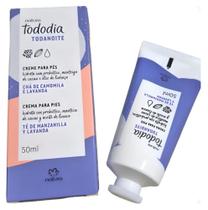 Creme Para Pés Chá De Camomila e Lavanda Todanoite Natura 50ml Creme Para Pés Chá De Camomila e Lavanda Todanoite Natura 50ml