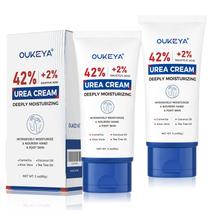 Creme para pés e mãos OUKEYA Urea 42% com 2% de ácido salicílico 85g x2