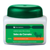 Creme Para Pés e Mãos Sebo de Carneiro 240g