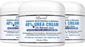 Creme para pés Ebanel Urea 40% com ácido salicílico 2%, pacote com 3