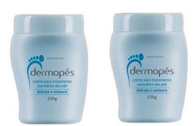Creme Para Pés Hidrata e Restaura Dermopés Abelha Rainha 230g Kit 2 unidades