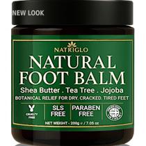 Creme para pés natriglo, óleo orgânico de melaleuca para calcanhares rachados Creme para pés natriglo, óleo orgânico de melaleuca para calcanhares rachados