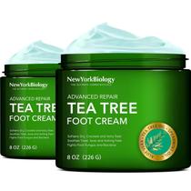 Creme para pés New York Biology Tea Tree Oil 240 ml (pacote com 2)