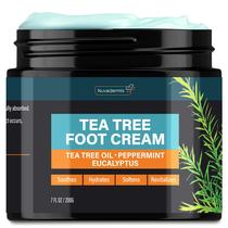 Creme para pés NUVADERMIS Óleo de melaleuca para pés secos e rachados 200mL