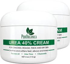 Creme para pés PurOrganica Urea 40% removedor de pele morta de calos de milho