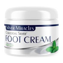 Creme para pés Silver Miracles Coloidal Silver com hortelã 60mL