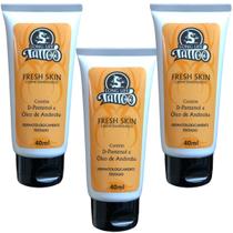 Creme para Tatuagem 40ml (3 und) Regenera e alivia irritação Creme para Tatuagem 40ml (3 und) Regenera e alivia irritação