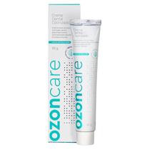 Creme pasta dental ozonizado sem fluor vegano menta 90gr natural dentes sensiveis combate carie