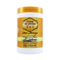 Creme Pentear 5x1 Amazun Óleos Africanos Cabelos Crespos 1kg