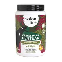 Creme Pentear Azeite Oliva Define Umectação Salon Line 1Kg