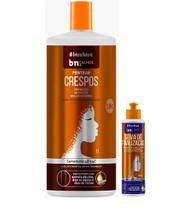 Creme Pentear Beleza Natural 1l Cachos Soltos 3a3b Seiva Finalizacao Incolor