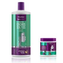 Creme Pentear Beleza Natural Cachos Intensos 1L + Mascara 500gr Incolor 3a4c