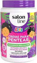 Creme Pentear Cachinhos Brilhantes Uva Salon Line Kids - 1kg