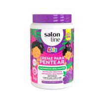 Creme Pentear Cachinhos Kids Cheirinho Uva Salon Line 1kg Creme Pentear Cachinhos Kids Cheirinho Uva Salon Line 1kg