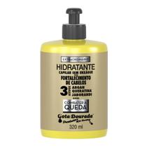 Creme pentear gota dourada fortalecimento combate queda 320 ml