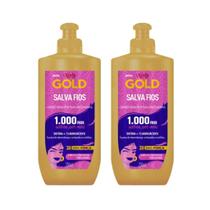 Creme Pentear Niely Gold Salva Fios 250Ml - Kit Com 2Un Creme Pentear Niely Gold Salva Fios 250Ml - Kit Com 2Un