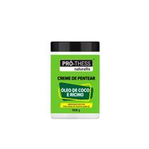 Creme pentear óleo de coco c/ ricino 1kg- pró thess - PRÓ-THESS