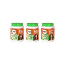 Creme Pentear Salon Line 1Kg Sos Cachos 5Em1 Oleo Coco - 3Un