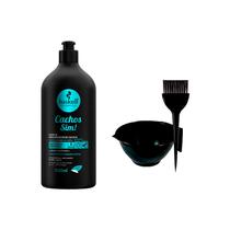 Creme Pentear Sem Enxague Haskell Cachos Sim 500ml +Cumbuca Creme Pentear Sem Enxague Haskell Cachos Sim 500ml +Cumbuca