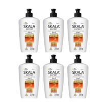 Creme Pentear Skala Vita C + Colageno 250G - Kit Com 6Un