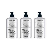 Creme Pentear Soft Hair 280Ml Reconstrutor - Kit Com 3Un
