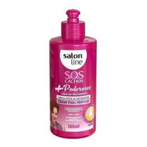 Creme Pentear SOS Cachos + Poderosos Ondu e Cacheados 300ml - Salon Line