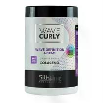 Creme Pentear Wave Cream Colageno Silk Line 1KG