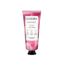 Creme Perfumado Para Mãos Instance Rosa Absoluta Eudora 30g Fragrância Floral Secagem Rápida REF 59066