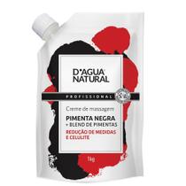 Creme Pimenta Negra D'Água Natural Redutor Medida Sachê 1kg