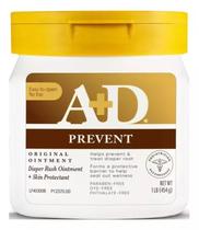 Creme Pomada Para Bebê AD Pote 454g Prevenção Contra Assaduras Alivia Irritação Uso Diário Crianças
