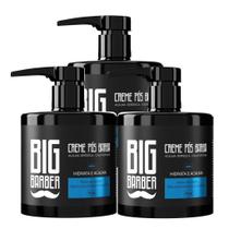 Creme Pós Barba Big Barber 350g Menthol Caixa Com 3 Unidades