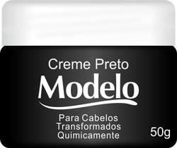 Creme preto modelo p/ cabelos com química 50g divina dama Creme preto modelo p/ cabelos com química 50g divina dama
