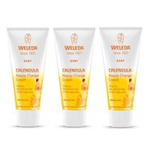 Creme Prevenção Assaduras Weleda Baby Calêndula 30ml kit c/3