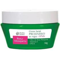 Creme preventivo a rugas de rosa mosqueta + acido hialuronico + vitamina e - 50g Creme preventivo a rugas de rosa mosqueta + acido hialuronico + vitamina e - 50g