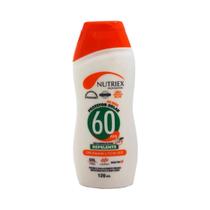 Creme Protetor Solar Repelente FPS 60 UVA/UVB 120ml 0062802 Nutriex Creme Protetor Solar Repelente FPS 60 UVA/UVB 120ml 0062802 Nutriex
