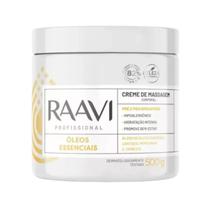 Creme Raavi de Massagem Óleos Essenciais 500g