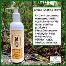 Creme rejuvenescedor e firmador açafrão -manchas, melasma, rosto, pescoço, colo,bumbum e seios-250ml